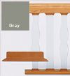 Deckorators Gray Glass Baluster Connectors